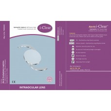 i-clear Hydrophillic  Acrylic Foldable Intraocular lens with 360* Square Edge Optics 